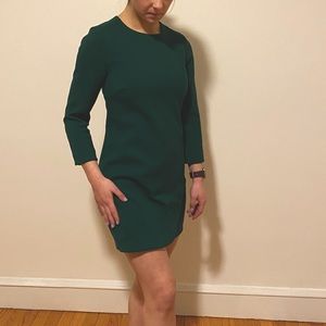 J Crew Dress Mini - Emerald Green